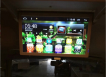 18.5寸電動(dòng)顯示器裝豐田考斯特